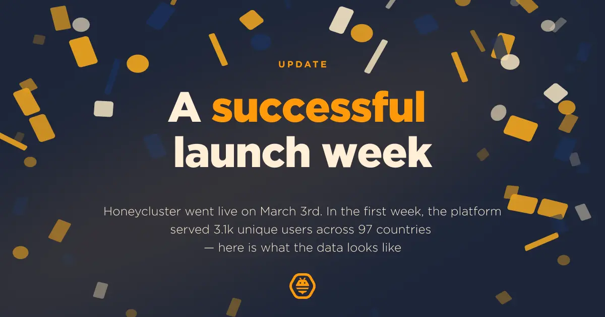 A successful launch week - by the numbers